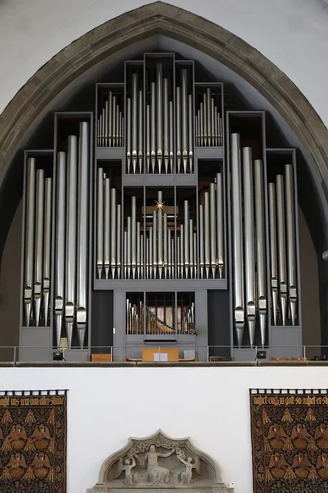 Pfeifenorgel, Detail.