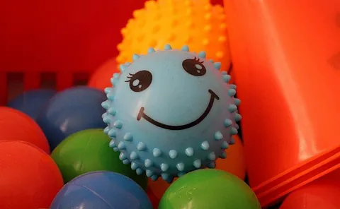 Smiley-Ball, Spielzeug.